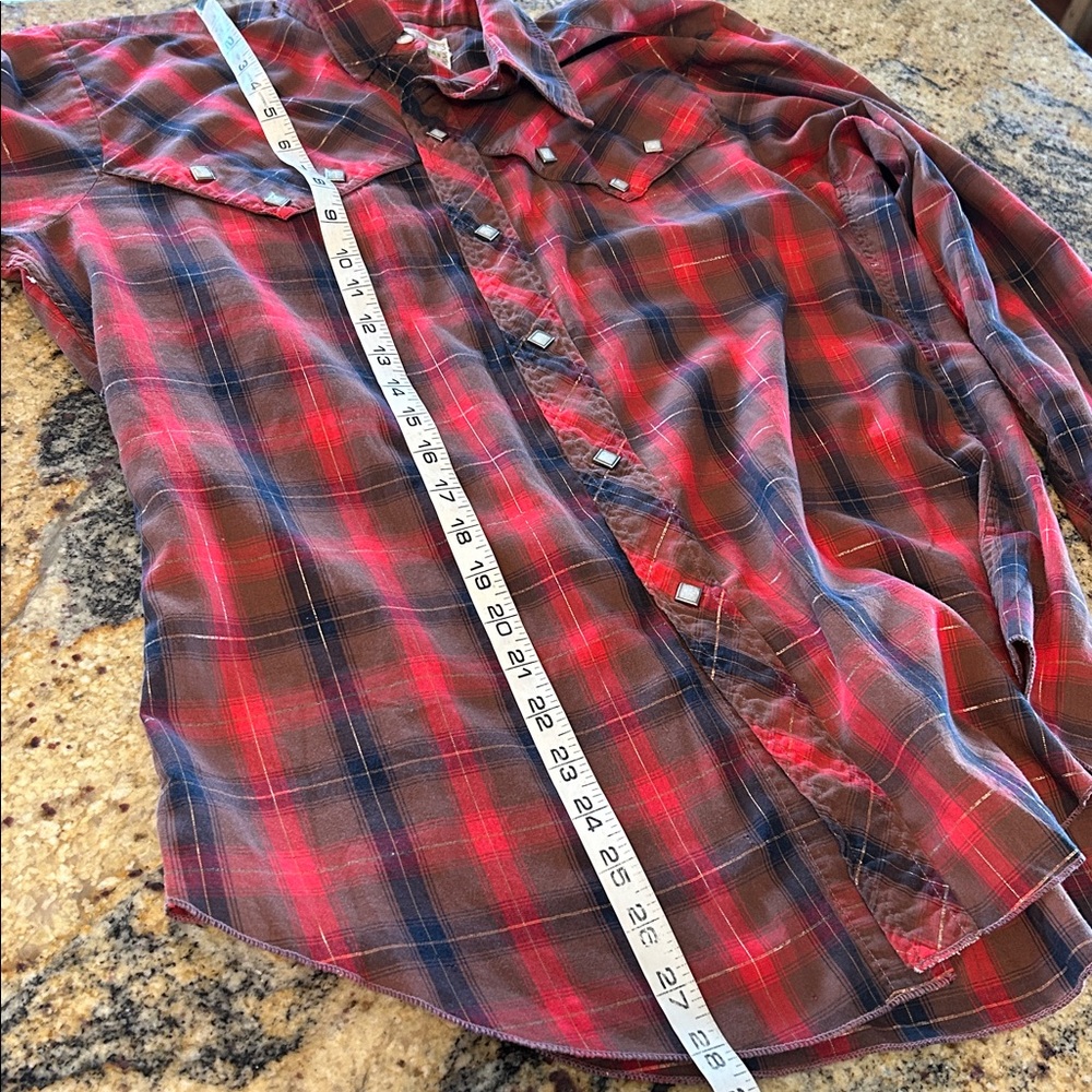 Vintage H Bar C Ranchwear checkered shirt - Picture 5 of 10